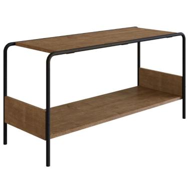 Imagem de Sapateira Banco Industrial Tube Artesano 90 cm (largura) MDP Vermont Estrutura Metálica...