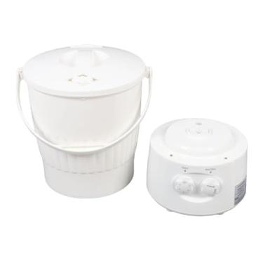 Imagem de Máquina de Lavar Portátil, Lavadora de Roupas íntimas, Capacidade de 10L, Economia de Energia para Apartamento (Plugue UE 220V)