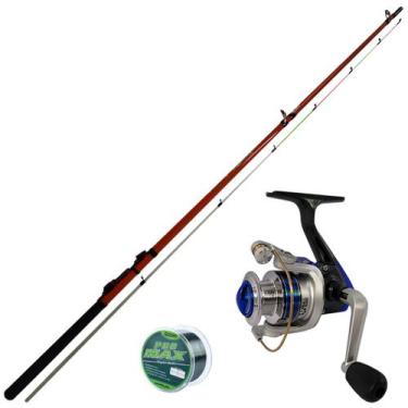 Imagem de Kit Vara JP Ultra Light Graphite mais Molinete Canario 100 1Rol. - JAÚ