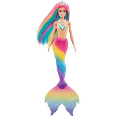 Imagem de Barbie, Mattel, Fan Sereia Muda De Cor, GTF89, Rosa