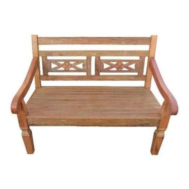 Imagem de Banco Namoradeira Flórida em Madeira de Demolição - Cód 2405 - Barroca