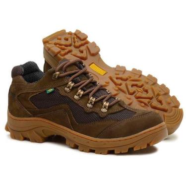 Imagem de Bota Adventure Cano Baixo Tamanduaí Militar - Kallucci, 48, Militar