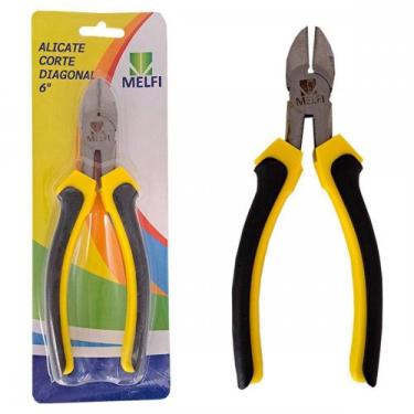 Imagem de Alicate Corte Diagonal Melfi Profissional 6'' Polido - 0502 . / Kit C/