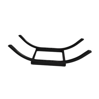 Imagem de Ioensy Suporte para Lenha Suporte para Lenha Curvo Suporte para Lenha Ferro de Fazenda Lareira Conveniente Armazenamento de Madeira Suporte para