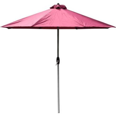 Imagem de Ombrelone Vertical Alumínio 2,7m Vermelho Kala