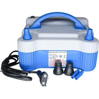 Imagem de Máquina para ENCHER Balão Inflador Elétrico 2 Bicos 220V - Potência 13