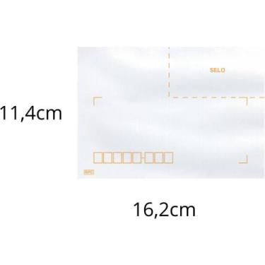 Imagem de Envelope Comercial 114X162MM 63G/M² com RPC Branco - Caixa com 1000 - 