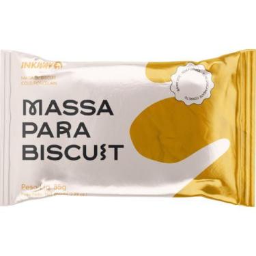 Imagem de Massa de Porcelana Fria Biscuit 85G Amarelo Ouro CX com 10 - INK WAY