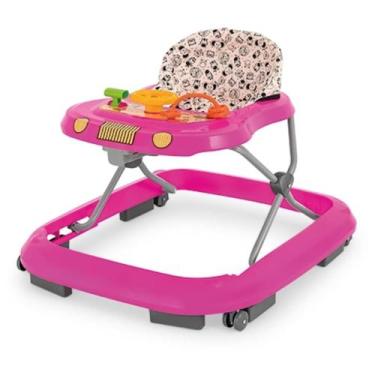 Imagem de Andador Infantil Com regulagem Rosa - Tutti Baby