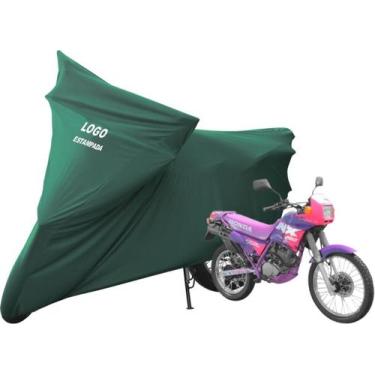 Imagem de Capa Cobrir Moto Honda NX 200 De Tecido Helanca Lycra - Mz, Verde