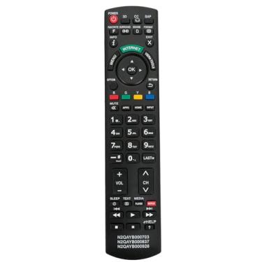 Imagem de Controle remoto N2QAYB000837 para Panasonic TV TC-P50ST60 TC-P55ST60 TC-P60ST60 TC-P65ST60 TC-P60ZT60 TC-P65ZT60 TC-P55VT60 TC-P60VT60 C-P65V T60 TC-L42ET60 TC-L47ET60 TC-LSOET60 TC-L55ET60