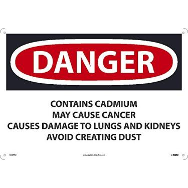 Imagem de NMC D29RC National Marker Container Sign (PPE, Waste, etc.), 35,5 cm x 50,8 cm, plástico rígido