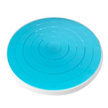 Imagem de R&M Plataforma Giratória para Decoração de Biscoitos, Cupcakes e Sobremesas Pequenas, 6" de Diâmetro, Antiderrapante com Rotação de 360 Graus