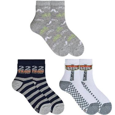 Imagem de Kit de Meia Infantil Sport 3 Pares - Meias Sene