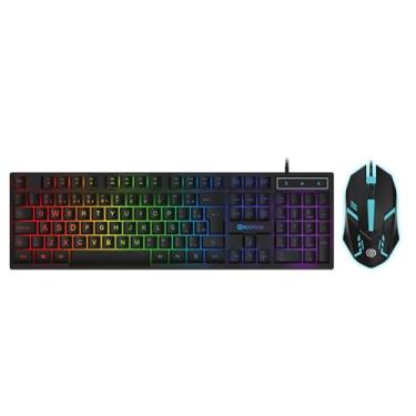 Imagem de Kit Teclado Mouse Gamer Hoopson Tpc-096kp, Rgb, Usb, Preto