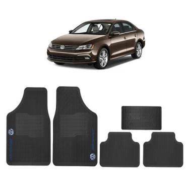 Imagem de Tapete Automotivo Carro Volkswagen Versátil Borracha 5 peças, Jetta