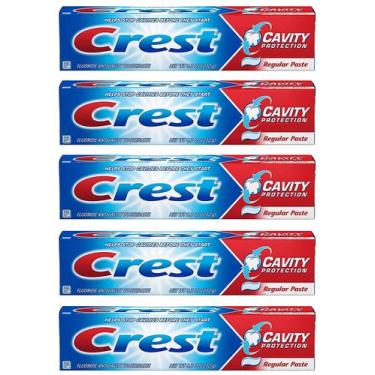 Imagem de Pasta de Dentes Crest Fluoride Anticavity Regular - Pacote com 5 Unida