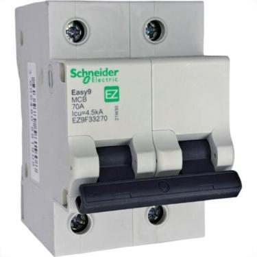 Imagem de Disjuntor Schneider ''Din'' Bipolar 70A. C