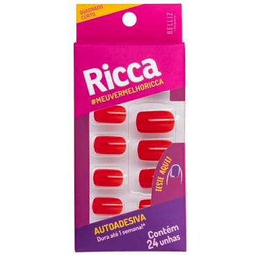 Imagem de Unhas Ricca Autoades. Vemelho Paixão, Ricca