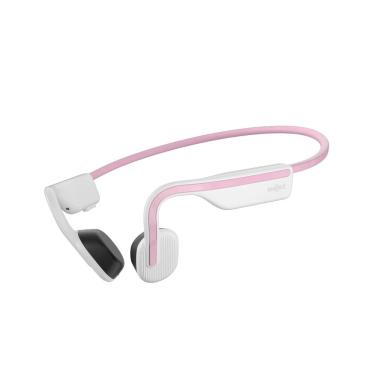 Imagem de Fones de ouvido Bluetooth Sport shokz OpenMove rosa com adesivo