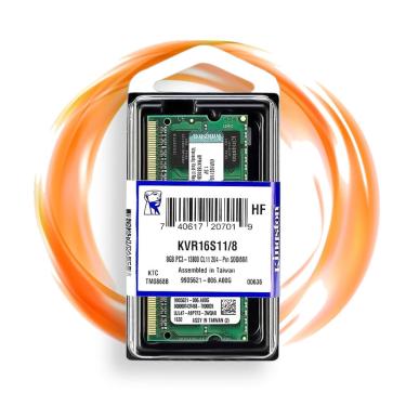 Imagem de Memoria Kingston 8GB DDR3 Pc 12800 (1600 Mhz) Notebook