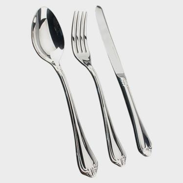 Imagem de Faqueiro Victorian 130 Pçs Aço Inox 18/10 3MM -Fracalanza