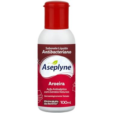 Imagem de Aseplyne, Sabonete Líquido, Antisséptico, Aroma Aroeira, 100 ml, Vermelho