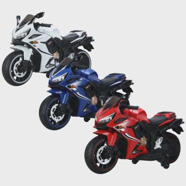 Imagem de Mini Moto Motinha Elétrica Infantil Bateria 12V Som Farol Led Brinqway Bw301