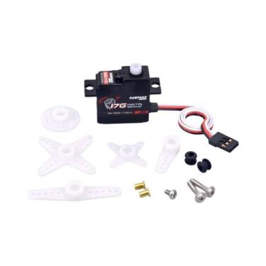 Imagem de Mini Servo Digital 17g para Carro, Avião, Robô e Barco RC - Motor DC 4