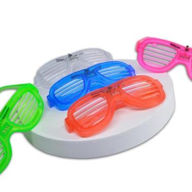 Imagem de Kit 5 Óculos Aviador De Led Neon Balada Festa Rave - La Fiesta Óculos