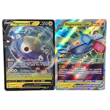 Imagem de Pokemon Magnezone V & Vstar Lost Origin Ultra Rare Trading Card Set - 056/196-057/196