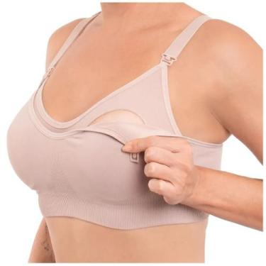 Imagem de Sutiã Amamentação Trifil 1323 Sem Bojo Abertura Frontal, Macadamia, 46