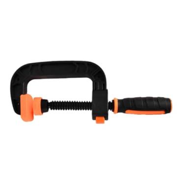 Imagem de IEUDNS Grampo tipo G para carpintaria, ferramenta portátil, prática e resistente, grampo tipo C, ferramenta manual para construção, carpintaria, tábua de, Comprimento Total