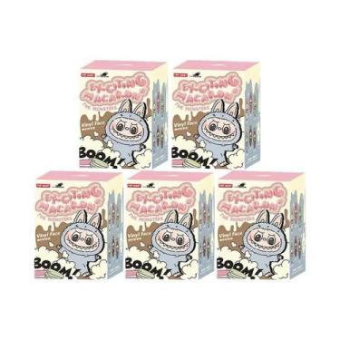 Imagem de Caixa Surpresa De Brinquedos Monstros Labubu Fofos Macarone Kawai Gues