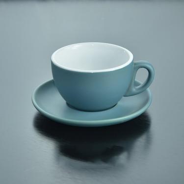 Imagem de Conjunto De Xícaras De Café Cappuccino De Cerâmica Cafe Home 240cc, Conjunto De Xícaras De Café Expresso Azul Canecas, Blue