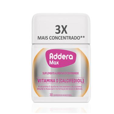 Imagem de Suplemento Alimentar Addera Max 30 Comprimidos Revestidos