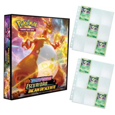 Imagem de Álbum Pasta Fichário Pokemon Espada e Escudo Escuridão Incandescente c
