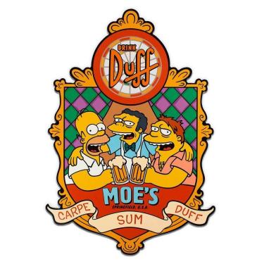 Imagem de Placa Decorativa Cerveja Simpson Duff Recorte 44x28 Cm