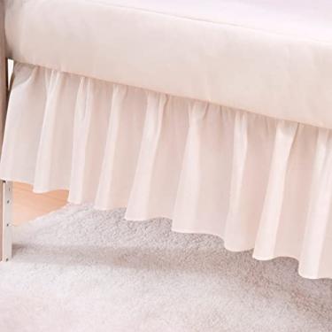 Imagem de Saia de Berço Padrão Nacional e Americano Palha