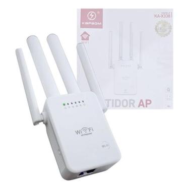 Imagem de Repetidor De Sinal Wireless 2.4ghz Com 4 Antenas Ka-x338 - Kapbom