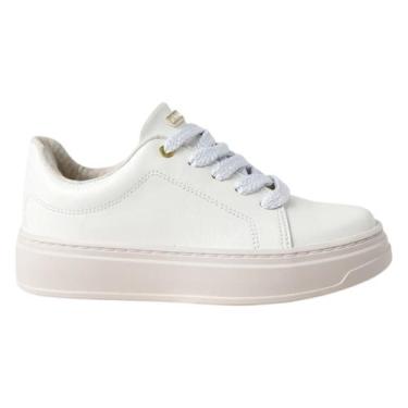 Imagem de Tenis Beira Rio Casual Flatform Feminino, Branco, 35