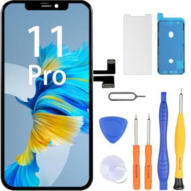 Imagem de LL TRADER Substituição de tela para iPhone 11 Pro LCD Tela sensível ao toque de 5,8 polegadas iPhone 11 Pro Display Digitalizador iPhone 11 Pro Ferramenta de reparo de moldura com modelo A2160, A2217
