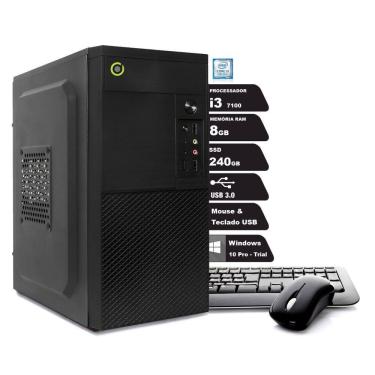 Imagem de Computador ON Corp i3 7 geração 8GB DDR4 240GB SSD Windows 10 Pro