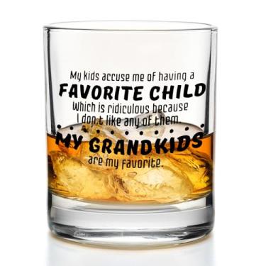 Imagem de Yomisex Copos de uísque para vovô 290 ml, presentes para avô de netos, copos engraçados para avô à moda antiga para homens bebendo bourbon escocês coquetel licor vodka