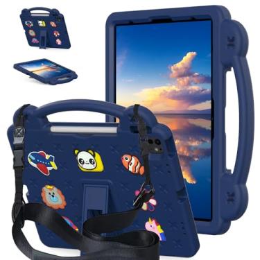 Imagem de YRH Capa infantil para iPad Air 13 polegadas M2 (2024)/iPad Pro 13 polegadas 7ª geração capa M4 (2024)/iPad Pro 12,9 polegadas (2022/2021/2020) (Marinho)