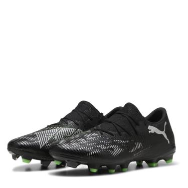 Imagem de PUMA Chuteira de futebol unissex Future 8 Match Low Fg/Ag, Puma Black Puma Silver Fluo Green, 40 BR