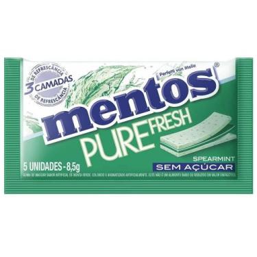 Imagem de Kit c/ 4 Chicletes Mentos Spearmint 8,5g - Perfetti Van Melle