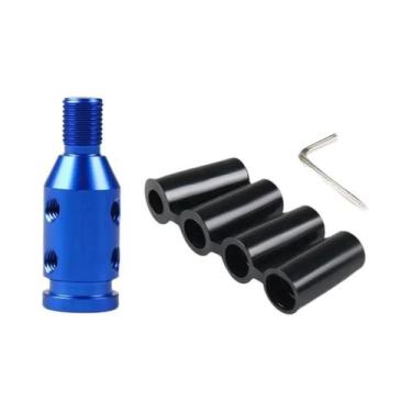 Imagem de Adaptador Universal De Alumínio Preto Para Manopla De Câmbio Para Tran