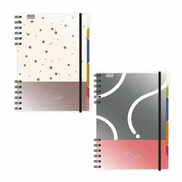 Imagem de Caderno espiral capa dura médio 80 folhas Prime Office - Redoma