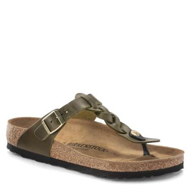 Imagem de Birkenstock Sandália unissex Gizeh Essentials EVA, Verde-oliva,, 6-6.5